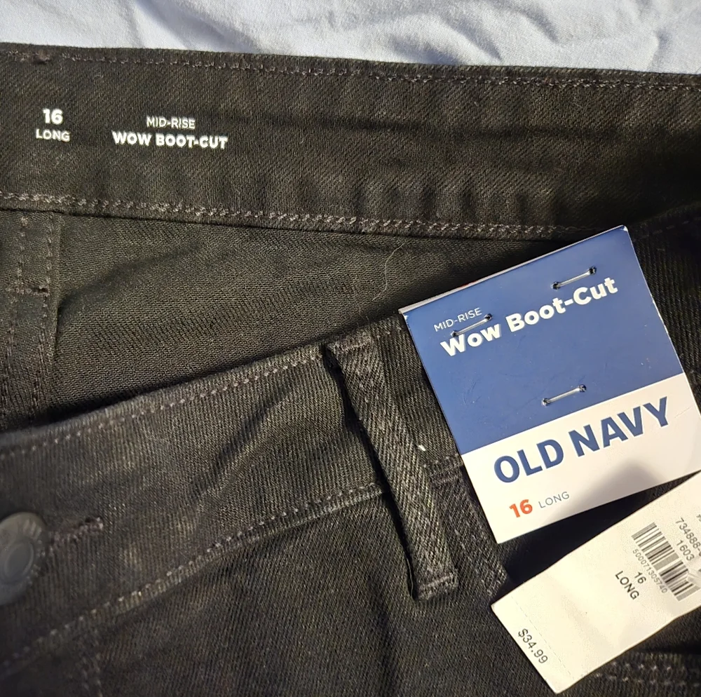 Old Navy Black High-Rise Skinny Jeans